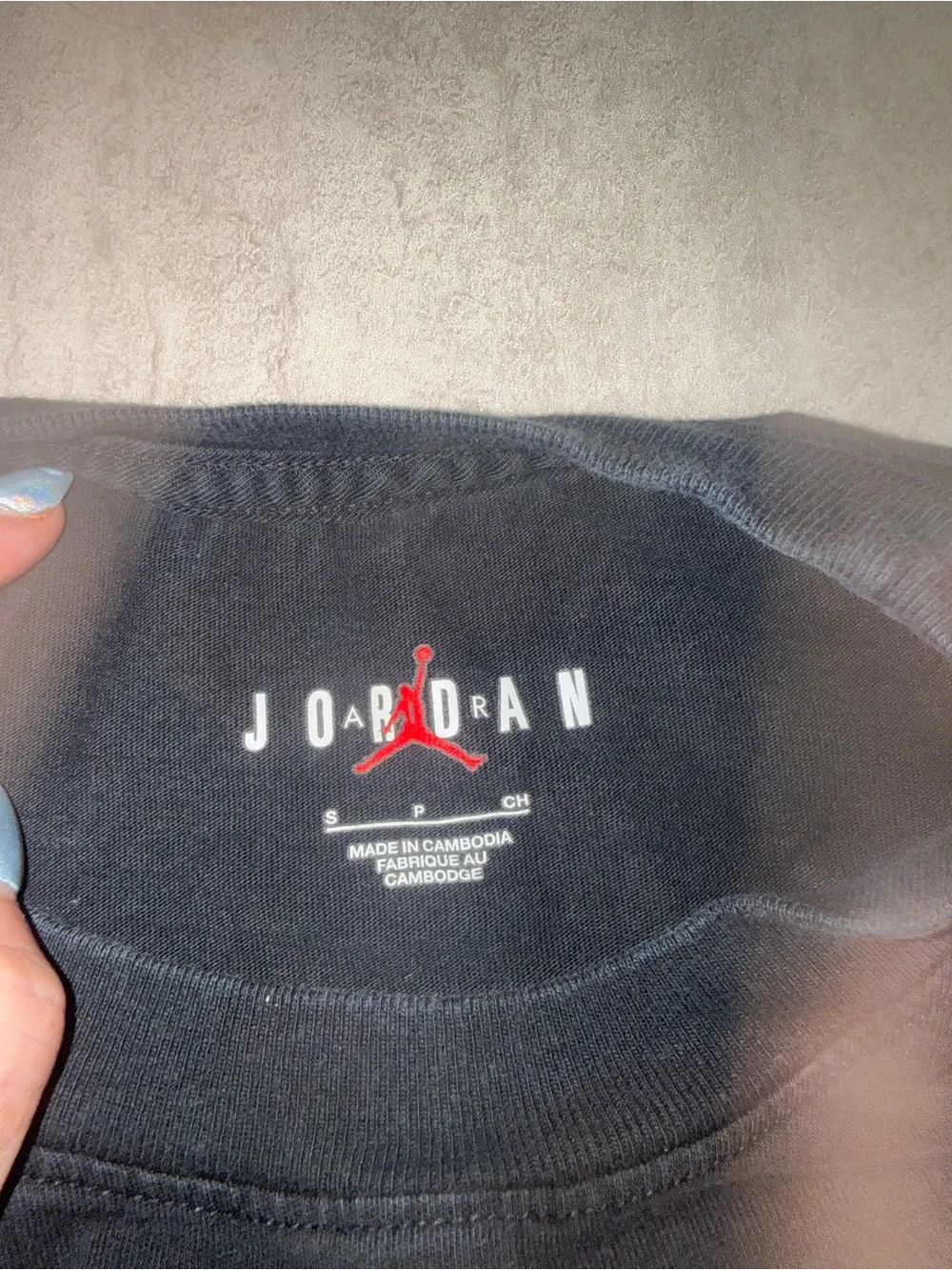 Nike Jordan shirt Men's Black 'Fight' Rose Graphic Sorry tee